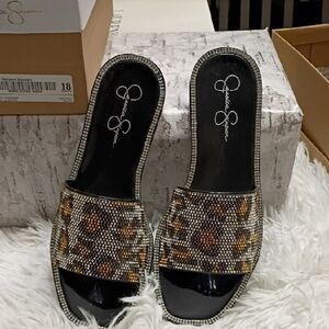 Jessica Simpson Kassime Women's Sz 8 Sandals W DEFECT